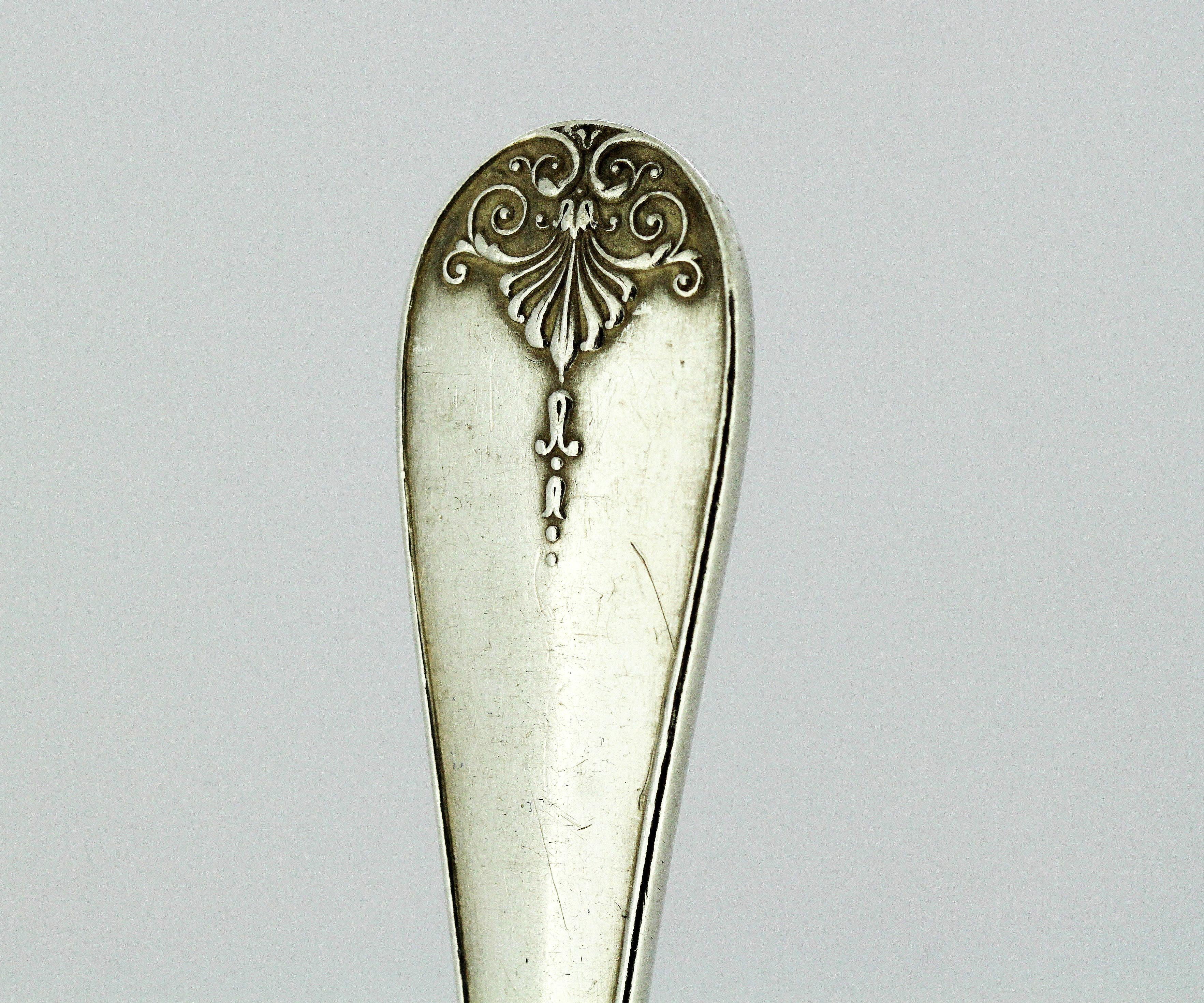 Fabergé Antique Russian Silver Tea Spoon, Late 19th Century 2