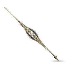 Spilla Fabergé Art Deco in oro giallo e rosa 18 carati con 0,75 carati di diamanti