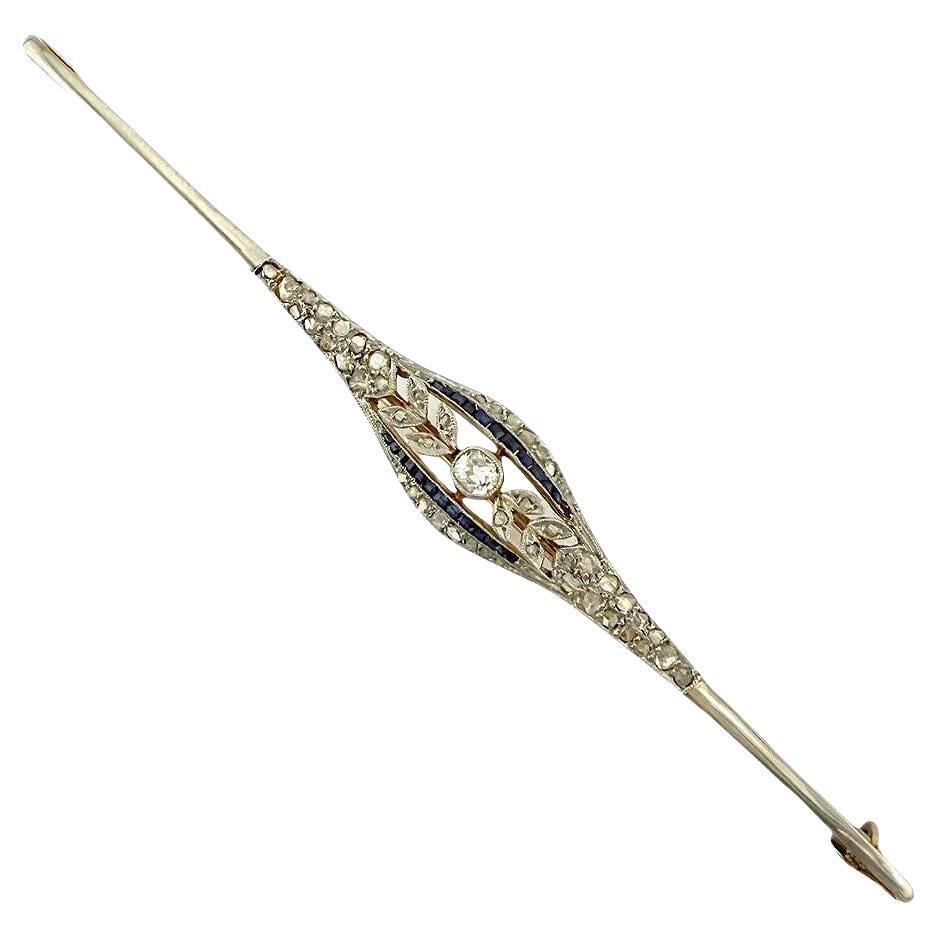 Spilla Fabergé Art Deco in oro giallo e rosa 18 carati con 0,75 carati di diamanti