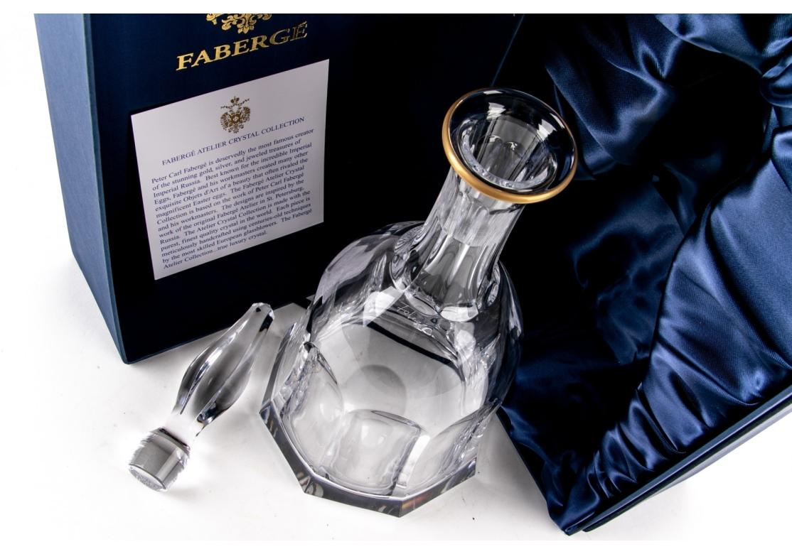 Faberge Aurora Decanter Collezione Imperiale Con Scatola di Presentazione In condizioni buone in vendita a Bridgeport, CT