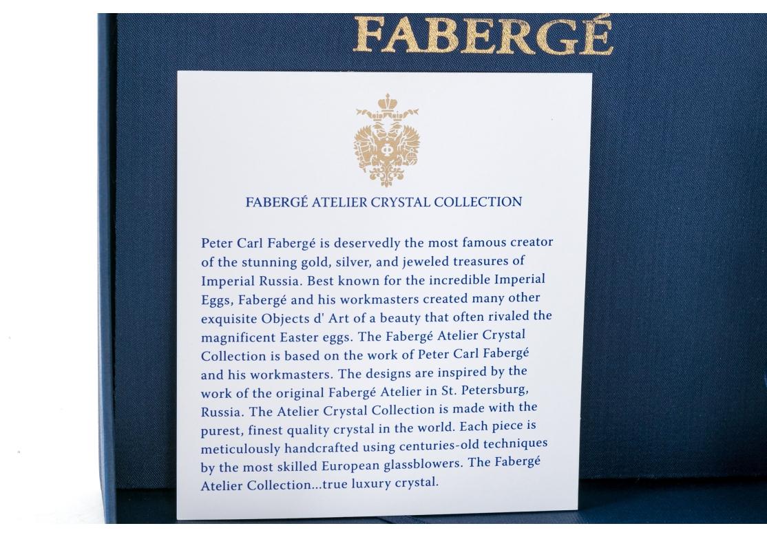 Slovenian Faberge Balzac With Presentation Box For Sale
