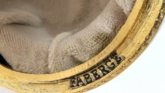 Fabergé Branded Enamel Egg, Love Trophies Design, Late 20th Century.