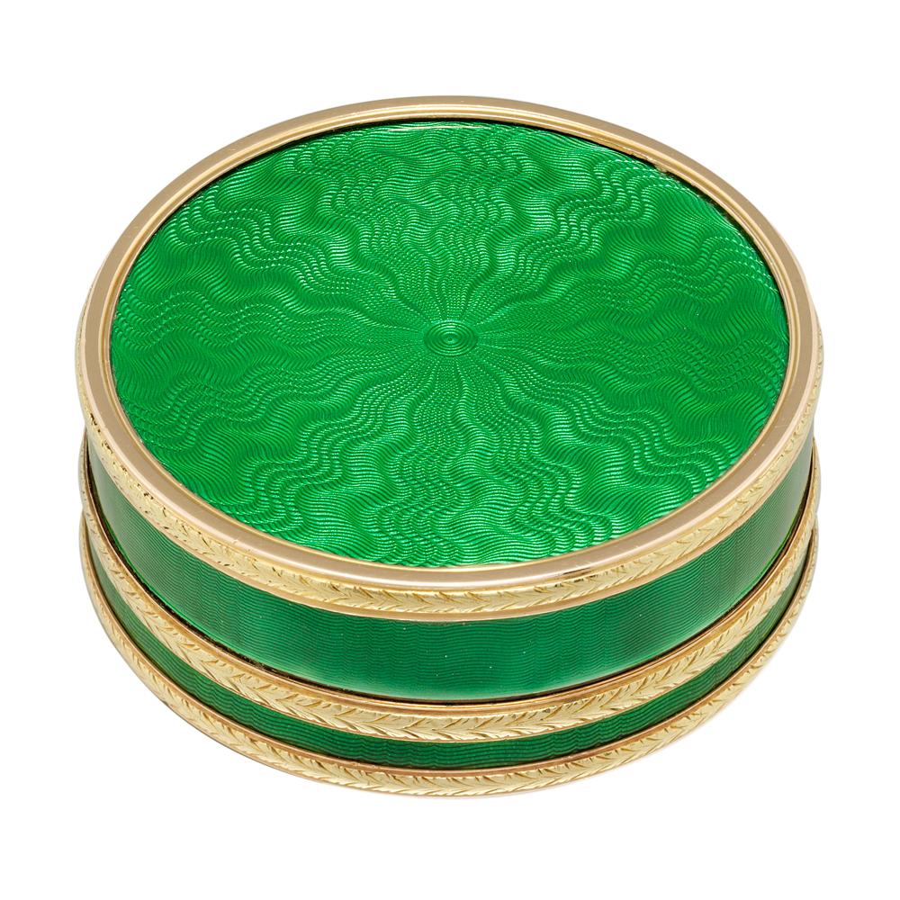 enamel pill box