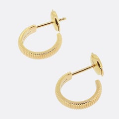 Faberge Colours of Love Fluted Hoop Earrings