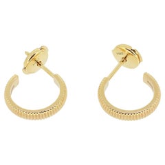 Faberge Colours of Love Fluted Hoop Earrings