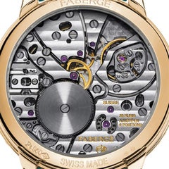 Fabergé Compliquée Black 18 Karat Rose Gold Peacock Watch, US Clients