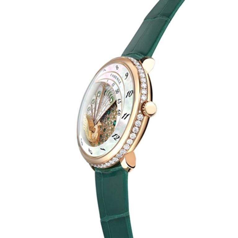 The price and availability of this piece is for US clients only. Please inquire for pricing and availability in your region.

The Compliquée Haute Horlogerie ladies' collection upholds Peter Carl Fabergé’s tradition of surprise and meticulous