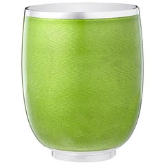Fabergé Constructivist Green Guilloché Enamel Water Beaker, US Clients