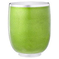 Fabergé Constructivist Green Guilloché Enamel Water Beaker