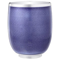 Fabergé Constructivist Violet Guilloché Enamel Water Beaker, US Clients