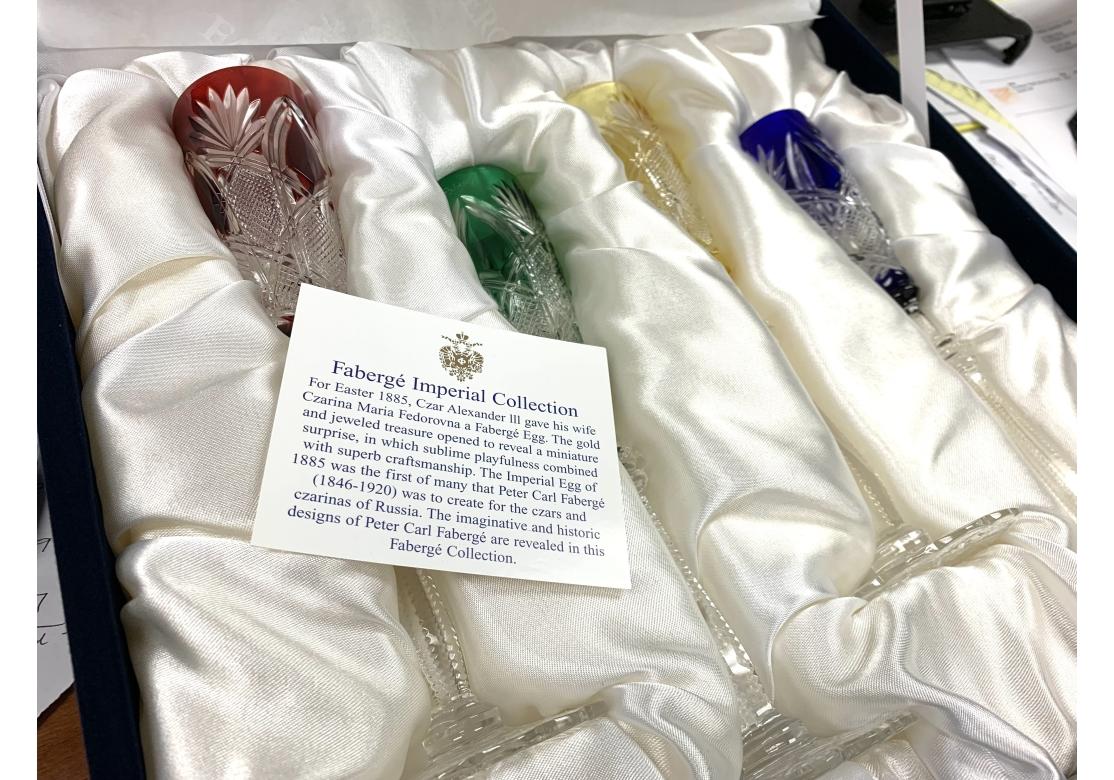 Copas de licor Fabergé Zar Imperial, Colección Imperial, Juego de 4 Edición 1 en venta 4