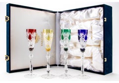 Faberge Czar Imperial Liqueur Glasses, Imperial Collection, Set Of 4 Edition 1