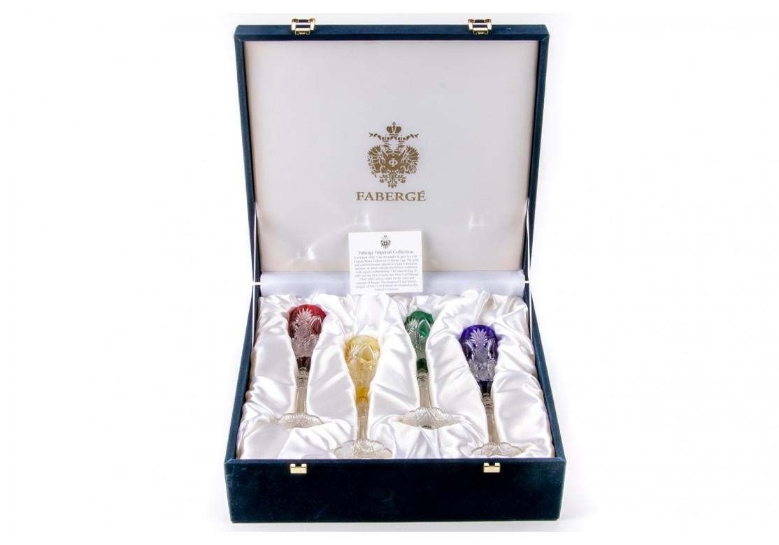Copas de licor Fabergé Zar Imperial, Colección Imperial, Juego de 4 Edición 1 Siglo XXI y contemporáneo en venta