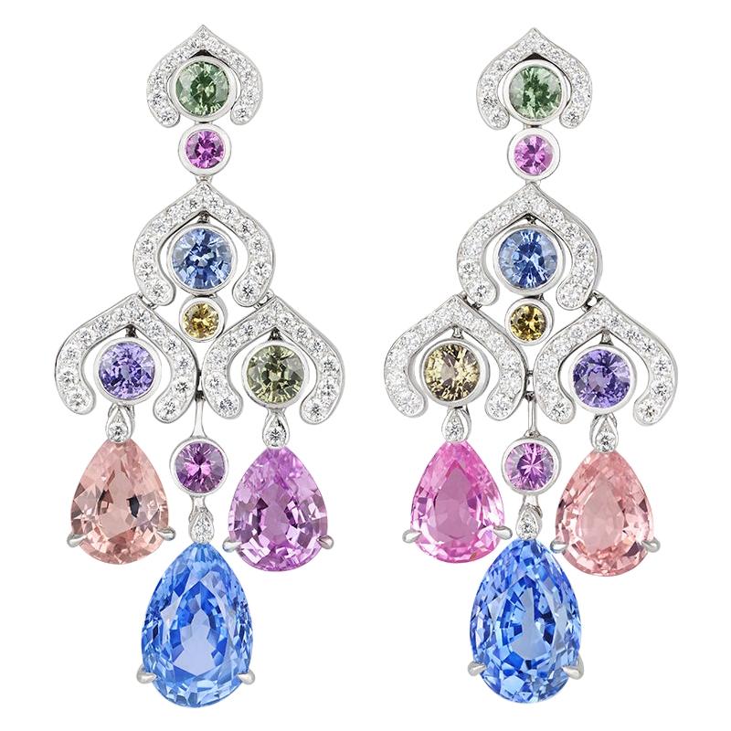 Fabergé Délices D’Été Lumière Chandelier Earrings For Sale