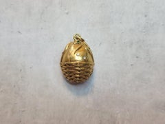 Fabergé Egg Pendant with Diamonds, Rubies, Emeralds, workmaster August Holmström