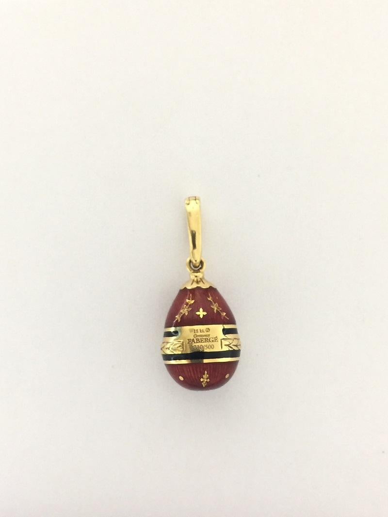 Pendente Modern Fabergé Egg F1450RS In condizioni Nuovo in vendita a Wilmington, DE