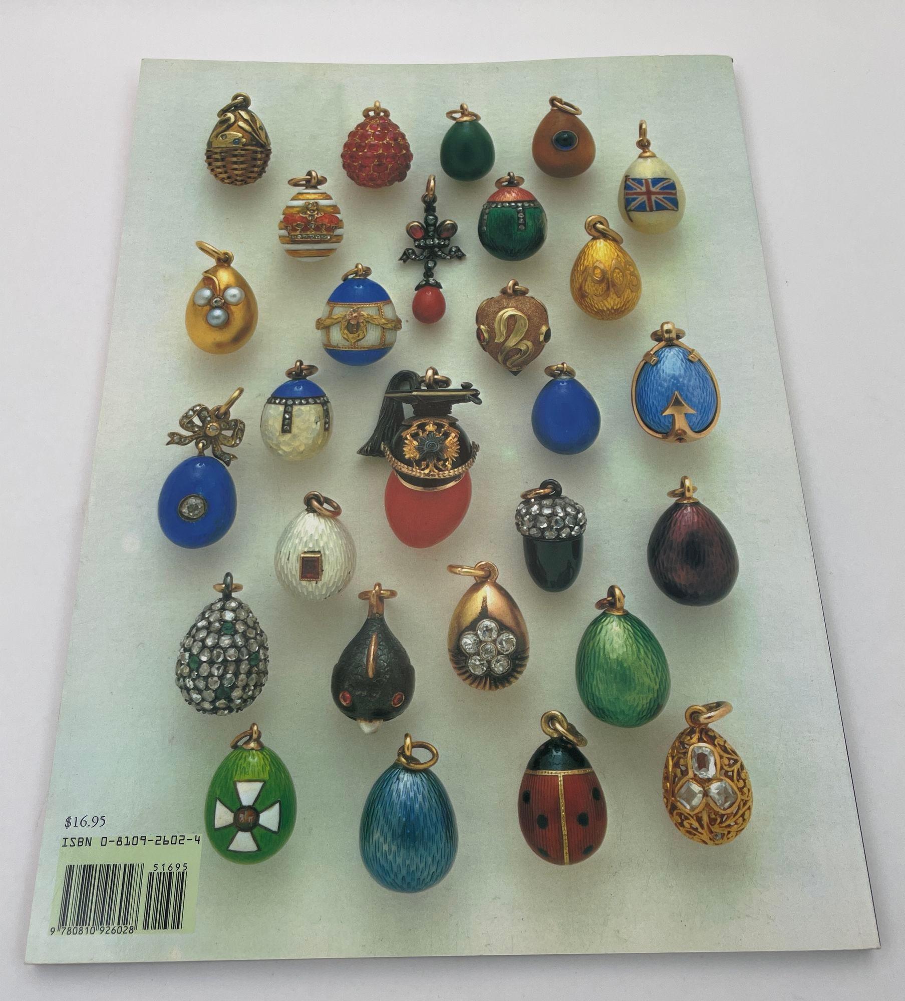 Faberge Eggs Imperial Russian Fantasies Softcover Book.
Near Fine-very.
New York: Harry N. Abrams, Inc.,1995.
'Fabergé Eggs - Imperial Russian Fantasies'.
Elephant Folio, illustrated perfect-bound wraps, 68 pp.
A visually sumptuous presentation of