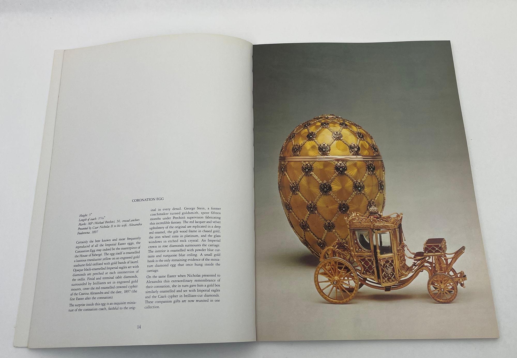 American Faberge Eggs Imperial Russian Fantasies Softcover Book For Sale