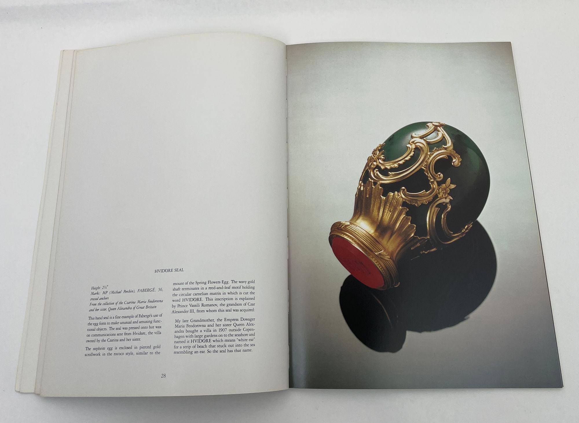 Faberge Eggs Imperial Russian Fantasies Softcover Book In Good Condition For Sale In North Hollywood, CA