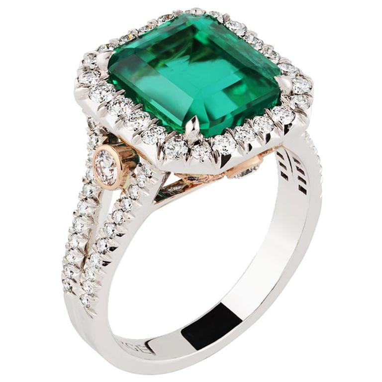 Fabergé Emerald Ring, US Clients For Sale