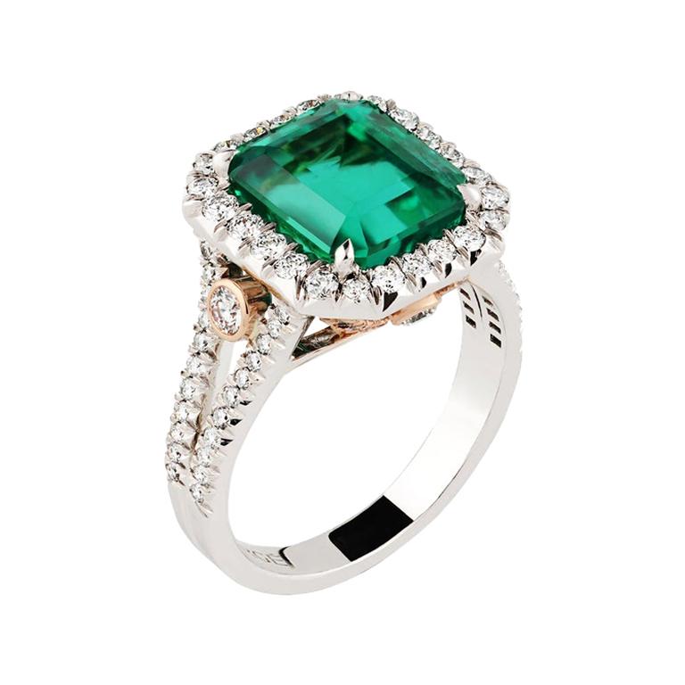 For Sale:  Fabergé Emerald Ring