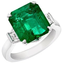 Fabergé Emerald Step Cut Ring, US Clients