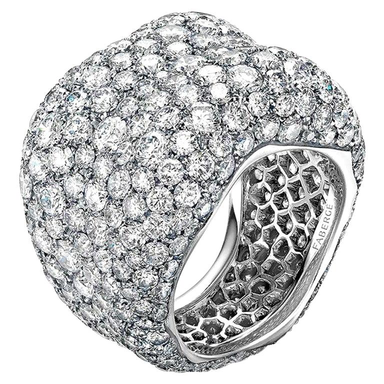 Fabergé Tree Root 13ct Brown Diamond Ring Encrusted W/ Diamonds, US ...
