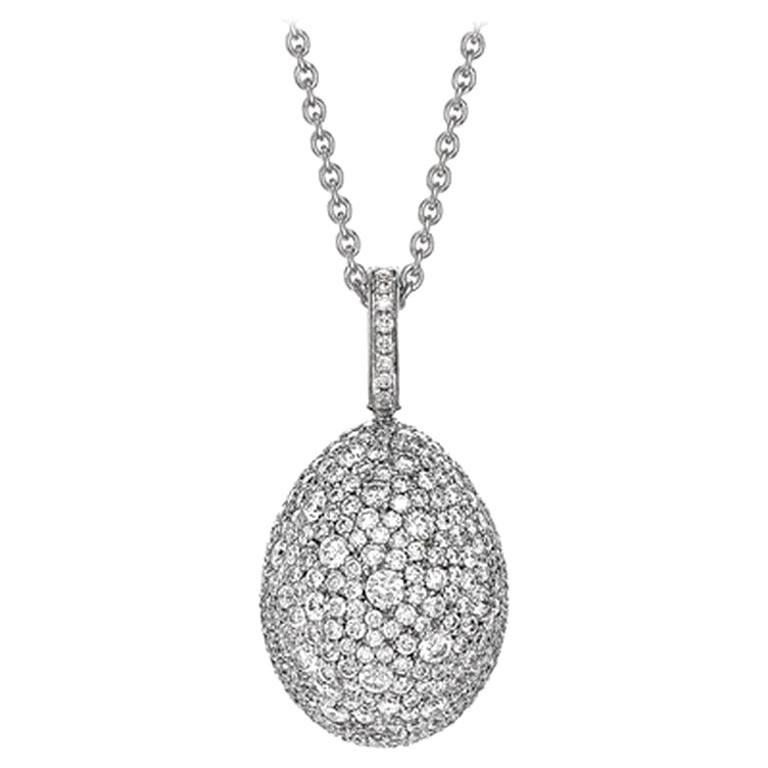 Fabergé Emotion White Diamond Pendant For Sale