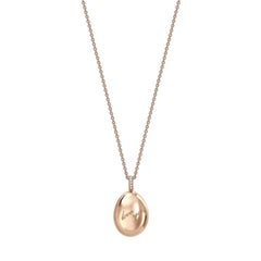 Fabergé Essence Rose Gold I Love You Egg Pendant, US Clients