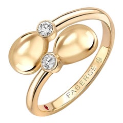 Fabergé Essence Yellow Gold Crossover Ring