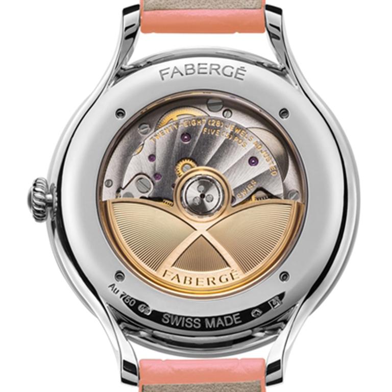The price and availability of this piece is for US clients only. Please inquire for pricing and availability in your region.

The timepieces in the Fabergé Flirt collection boast perfect manufacturing quality, refinement and authenticity.