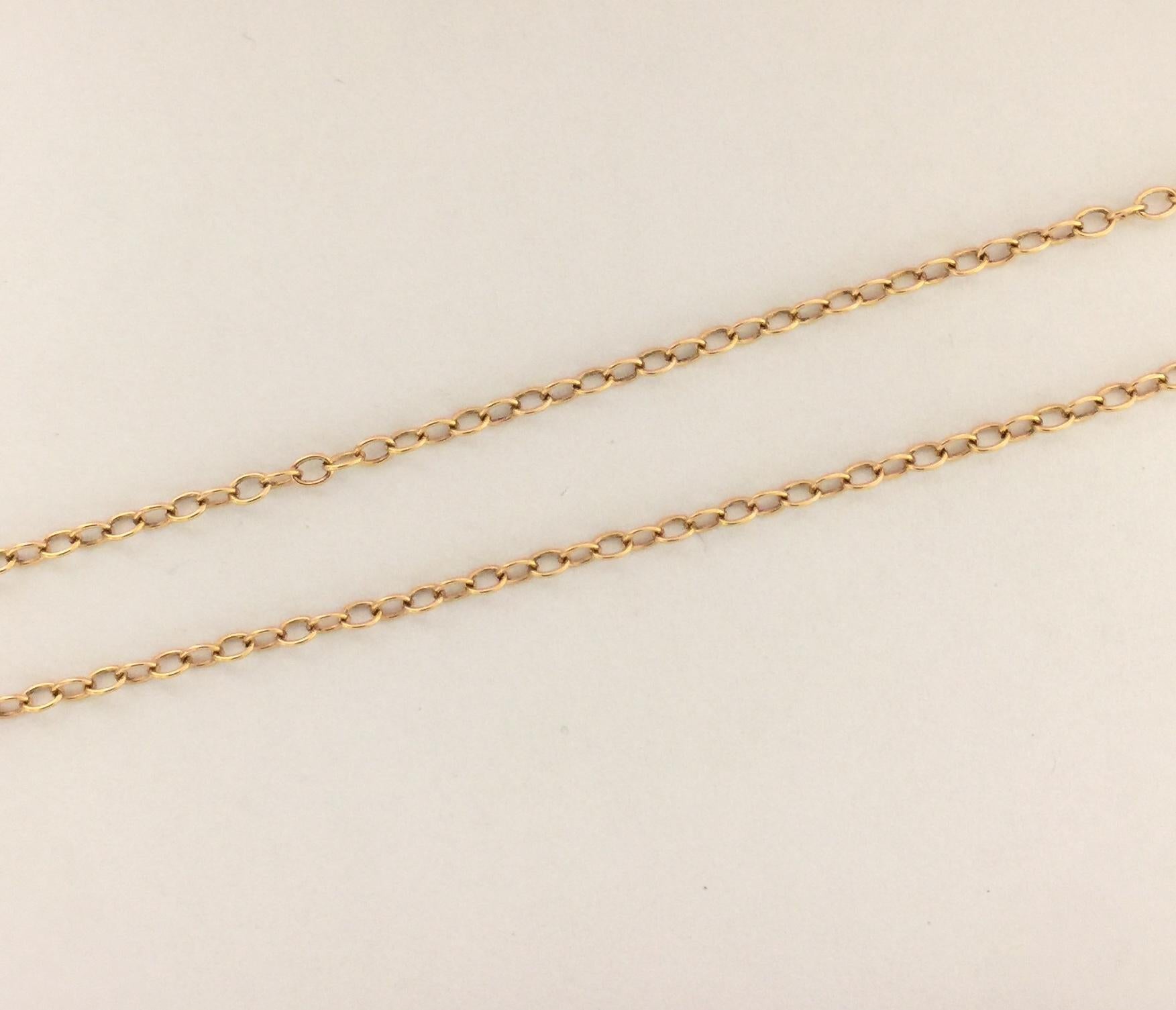 Faberge Gold Chain.
18k Yellow Gold 
length 16 inches 
F2049