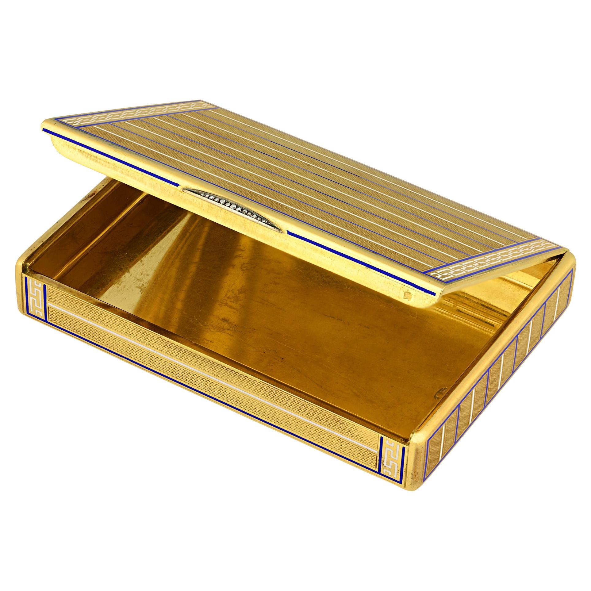 Fabergé Gold Cigarette Case