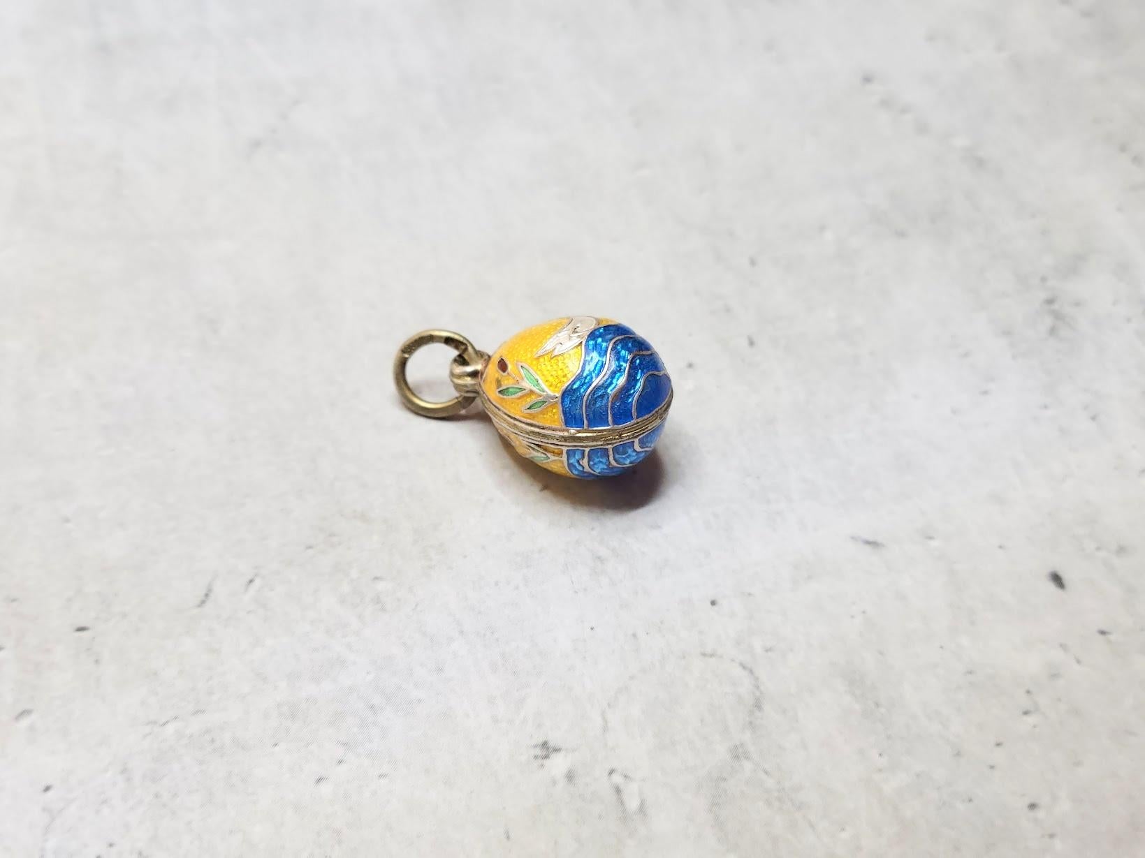 faberge egg necklace
