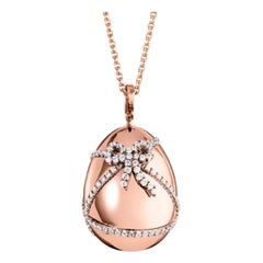 Faberge Heritage collection Gold & Diamond Cadeau Pendant Necklace