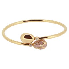 Fabergé Heritage Guilloché Enamel and Diamond Crossover Bracelet