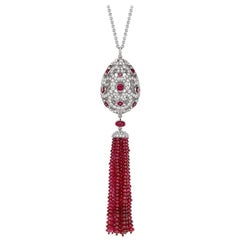 Fabergé Impératrice Ruby Tassel Pendant, US Clients