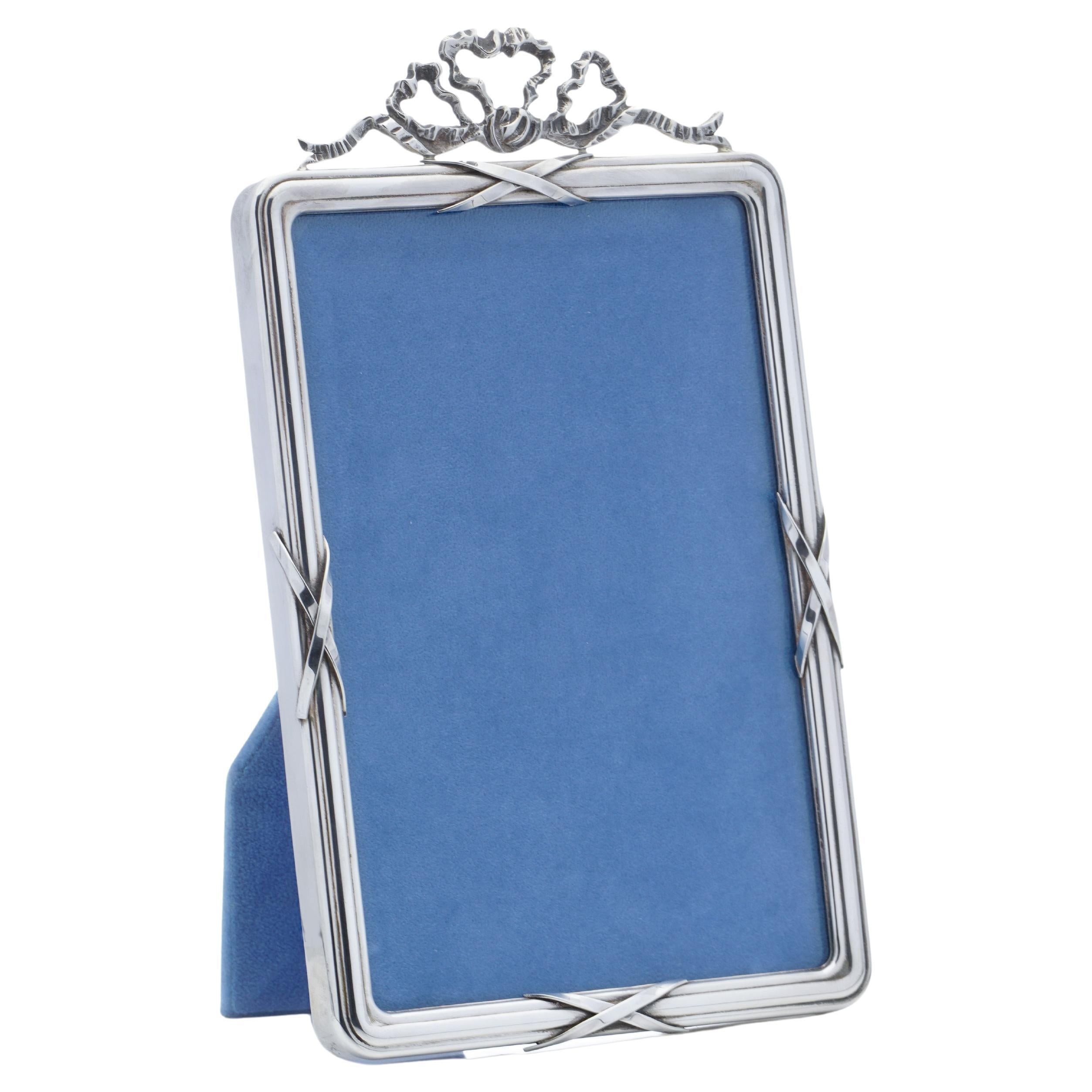 Fabergé Imperial Collection Louis XVI Style 925 Sterling Silver Picture Frame