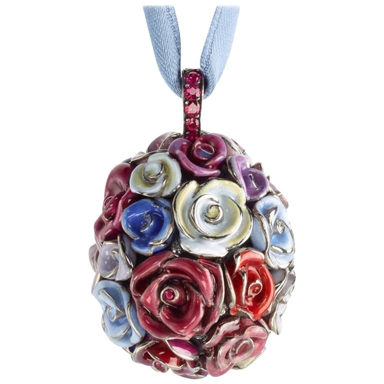 Fabergé L'Oeuf Bouquet de Roses - The Bunch of Roses Egg For Sale