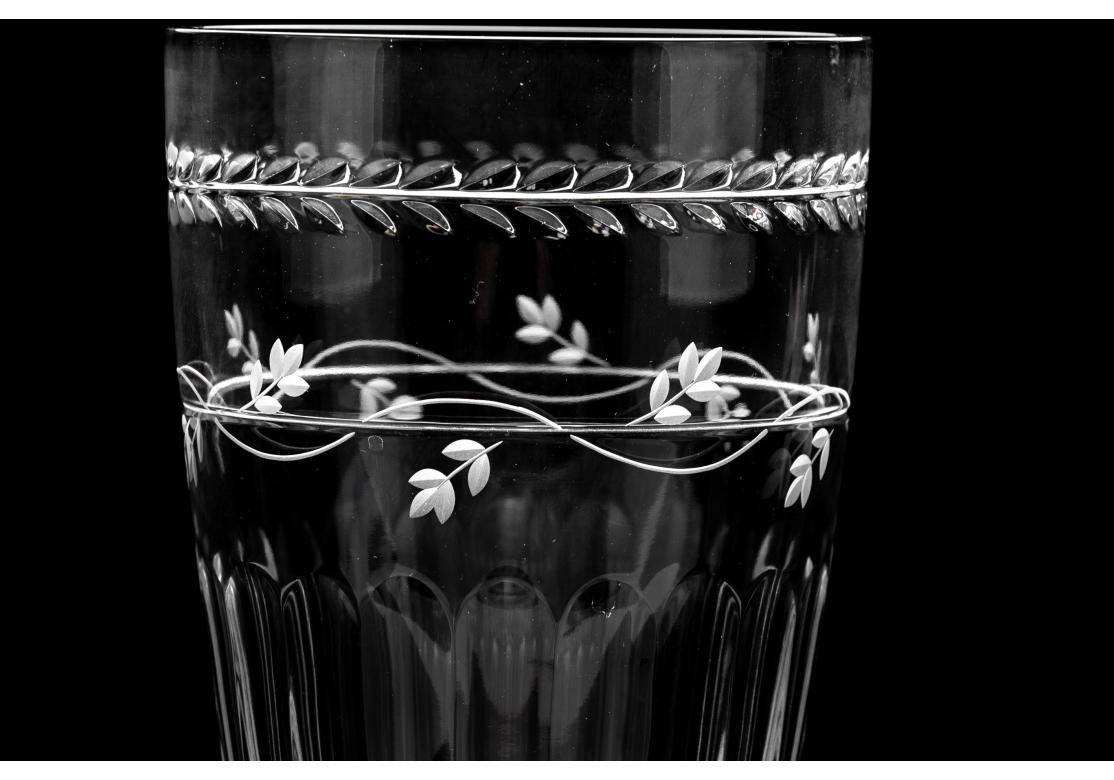 Hollywood Regency Vaso con piede Faberge Luxembourg LG da 13