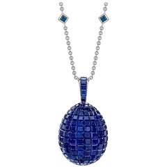 Fabergé Mosaic Sapphire Pendant, US Clients