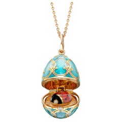 Fabergé Palais Tsarskoye Selo Turquoise Locket with Ladybird Surprise