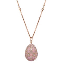 Fabergé Palais Tsarskoye Selo Rose Large Diamond Pendant, US Clients
