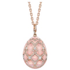 Fabergé Palais Tsarskoye Selo Rose Large Diamond Pendant, US Clients