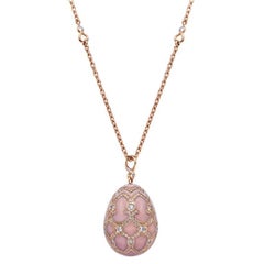 Fabergé Palais Tsarskoye Selo Rose Large Diamond Pendant