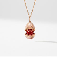 Fabergé Palais Tsarskoye Selo Rose Locket with Heart Surprise