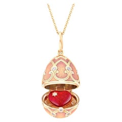 Fabergé Palais Tsarskoye Selo Rose Locket with Heart Surprise, US Clients