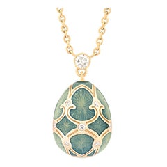 Kleiner Anhänger aus Türkis von Fabergé Palais Tsarskoye, Selo