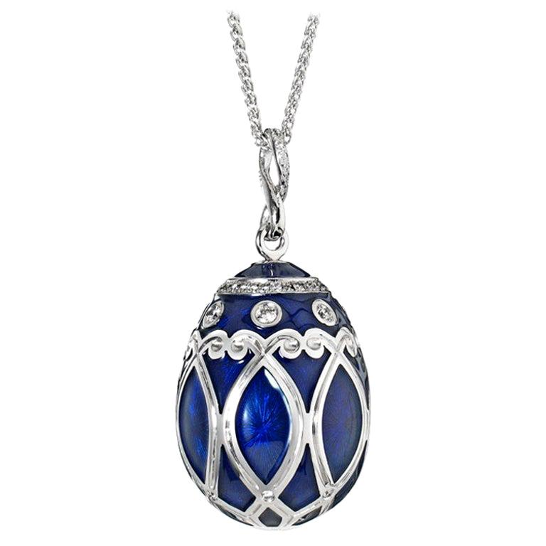 Fabergé Palais Yelagin Royal Blue Pendant For Sale