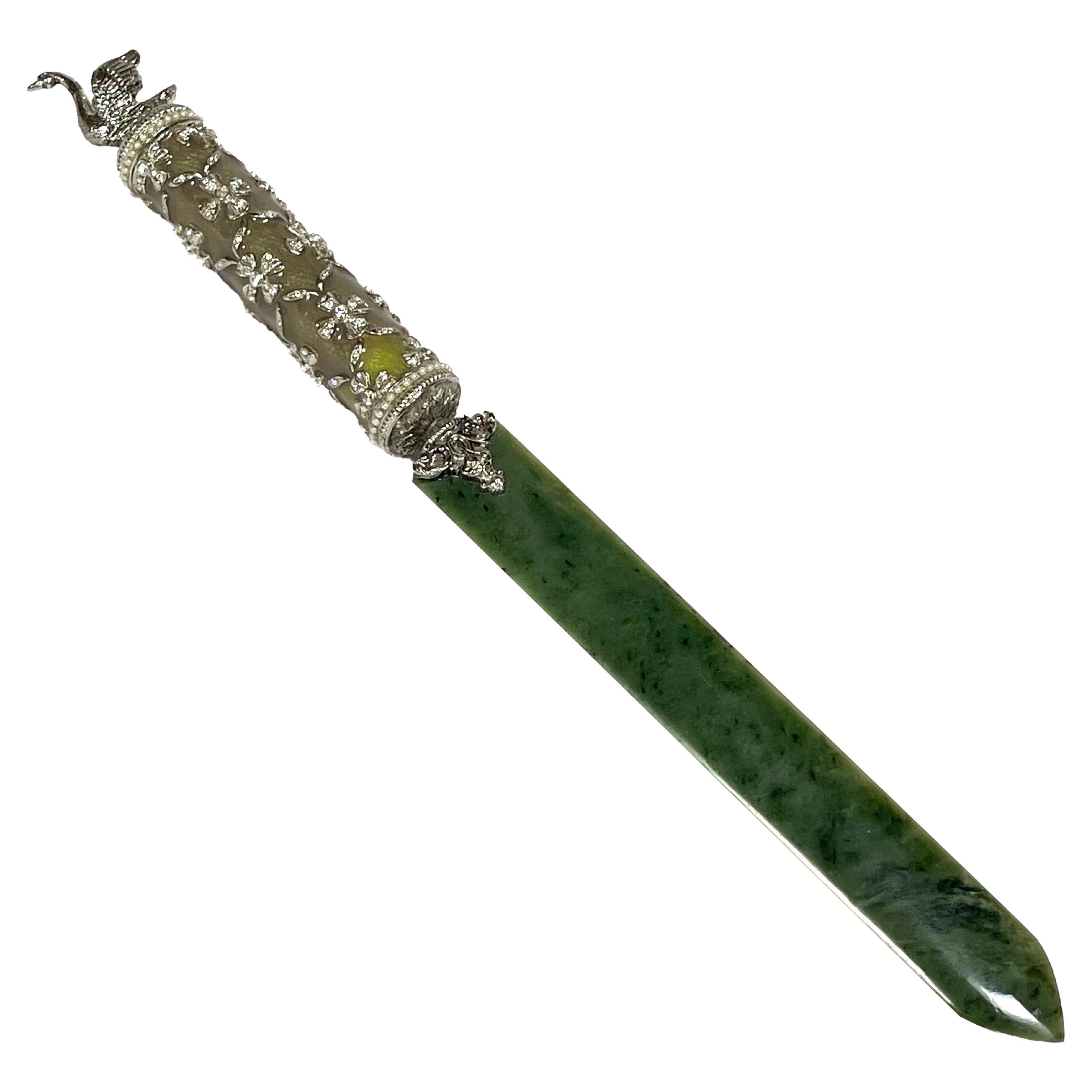 Faberge Letter Opener - 2 For Sale on 1stDibs | jade letter Faberge Letter Opener - 2 For Sale on 1stDibs | jade letter